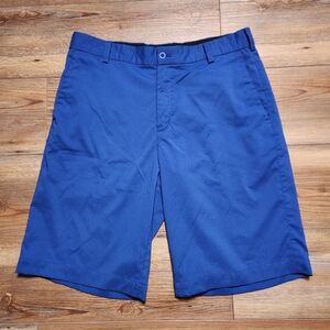 Nike Golf Shorts Mens 32 Blue Stripe 10" Tour Performance